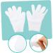FRCOLOR 3 Pairs Moisturizing Gloves Cosmetics Fingerless Gloves Hydrating Gloves Mittens for Women Anti- Cracking Mitten Night Moisturizing Gloves Lotion Pink Sebs White Women's Hand Gel - Buy Online on GoSupps.com