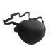TOVINANNA 2pcs Lazy Eye Patch Single Eye Cover Pirate Eye Patch Costume Eye Patch Adjustable Eye Patch Black