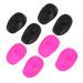 KALLORY Shower Shield 8pcs Earmuffs Ear Shower Caps Ear Protectors Cover Hairdressing Earmuff Heat Protector Hanging Ears