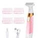 TAEKHW Body Hair Trimmer Portable Arm Armpit Bikini Line Back Leg Hair Shaver Personal Hair Removal Device for Women Ladies Pink