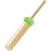 Barrel Nail Drill Bit Dead Skin Removal High Strength Pedicure Nail Drill Bit Flat Top Multipurpose Gold for Acrylic Nails (130#-C) - Buy Online on GoSupps.com