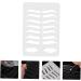FOMIYES 3pcs Eyebrow Stencil Plate Makeup Stencil Eyebrow Drawing Mold Practice Skin Eyebrow Shape 1 count (Pack of 1) Transparentx3pcs - Buy Online on GoSupps.com