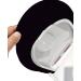 Madeals Flannel Toilet Lid and Tank Cover Set - Black Fabric - Buy Online on GoSupps.com