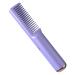 Milageto Cordless Hair Straightener USB Charging Anti Scald Dual Purpose Electric Hot Comb Heated Hair Straightener Comb for Travel Violet