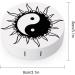 The Sun Yin Yang Round Case For Contact Lens Kit Storage Box with Mirror Printed - Buy Online on GoSupps.com
