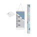 Baby Growth Chart Kids Height Growth Chart Children Height Chart Growth Wall Chart Height Wall Chart Art Hanging Rulers for Kids Bedroom Nursery Wall Decor Removable Height and Growth Chart(Blue 7.9 x 79in)
