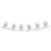 Weetack Rusian C Nail Clamps Clips Multifunctional Tool Acrylic Nails Pinchers Transparent Set of 6