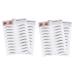 FOMIYES 4 pcs Transfer Tool Hair-like Artificial Men Black Stickers Eyebrow for Imitation Women Type 1 count (Pack of 1) Blackx2pcs
