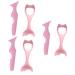 Balacoo 6 Pcs Eyeliner Mold Lash Kits Tools Volume Mascara Eyelash Silicone Mascara Applicator Usb Ruler