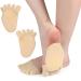 Five Toes Half Socks 1 Pair Anti-Slip Invisible Five Toes Socks Forefoot Pad Five Toe Topper Socks Toes Cap Cover Socks Pad No Show Heelless Toe Socks Toe Separator Socks for Relieve Toes Friction