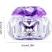 Nail Art Dappen Dish Crystal Glass Liquid Powder Cup Clear Diamond Manicure Bowl with Lid nail liquid crystal dish - Buy Online on GoSupps.com