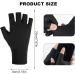 Buy PSOWQ UV Protection Fingerless Gloves for Women - Anti-UV Perfect for Cycling Fishing & Fitness - Black (20x8 cm) - Buy Online on GoSupps.com