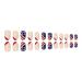 July 4th Almond Press On False Nails Set - Independence Day Glue On Fake Nails - Pointed Design for Women - Z207 - Buy Online on GoSupps.com