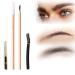 UIRPK Waterproof Wooden Eyebrow Pencil Wooden Eyebrow Pencil Non-smudging Wooden Eyebrow Pencil with Eyebrow Trimmer and Pencil Sharpening Tool. (1X Dark curry)