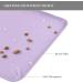 Reopet Silicone Feed Mat for Pets - Waterproof Dog & Cat Space Mat - Elevated Edges - 47 x 30 cm (1-Pack) Hibiskus Purple - Buy Online on GoSupps.com