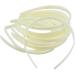 10mm Thin Plastic Hair Ties - Single-Colored Narrow Hair Bands | Tinkering Hair Accessories - White - Buy Online on GoSupps.com
