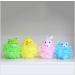 5-Piece Cute Exfoliating Mesh Bath Sponge Set - Shower Loofah Body Scrubber - Buy Online on GoSupps.com