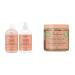 Shea Moisture Coconut & Hibiscus Curl & Shine Gift Set with Shampoo & Conditioner for Thick Curly Hair 384 ml (Pack of 2) & Coconut & Hibiscus Defining Hair Styling Gel with Flaxseed 425 g