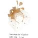 TOVINANNA 1pc Mesh Head Flower Woman Headwear Feather Hair Band Hair Supply Wedding Headwear Feather Hairpin Hair Accessory Women Headdress Female Party Headdress Bridal Headdress One Size Golden - Buy Online on GoSupps.com