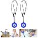 FOMIYES 2pcs Blue Evil Eye Sensory Chew Necklaces for Kids - Oral Motor Teether Silicone Necklace for Boys and Girls - Buy Online on GoSupps.com