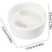 Bowl - Manicure Care Soak Bowl | Art Hand Wash Spa Tool Manicure Hand Bowl Nail Soaking Container Manicure Tool for Art Polishing Remover White - Buy Online on GoSupps.com