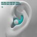 Noise Reduction Silicone Ear Plugs - Waterproof Three-Layer Soundproof Earplugs for Sleeping & Swimming - Adjustable Fit 1 Blue Count - Buy Online on GoSupps.com