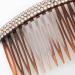 DTrendz Hair Side Combs with Diamond Stones Slide Combs Hair Accessory French Plastic Teeth Hair for Bridal Wedding Veil Fine Thick Hair Women Ladies Girls (Tort 10cm) - Buy Online on GoSupps.com