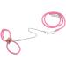Adjustable Hamster Harness & Leash | Anti-Bite Vest for Hamsters Gerbils Rats Mice Ferrets & Squirrels - Pink - Buy Online on GoSupps.com