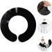 Lurrose Neck Strips Salon Hair Cutting Collar - Silicone Rubber Neck Wrap Guard & Barber Styling Cape for Haircut & Dye - Black Hair Dye Supplies - Buy Online on GoSupps.com