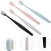 4pcs Soft Toothbrush Set - High Quality Transparent PBT Travel Brushes for Adults - Buy Online on GoSupps.com