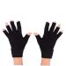 minkissy 1 Pair Spa Gloves Black Fingerless Gloves Moisturizing Gloves Moisturizing Hand Gloves Black Gel Mositurizing Fingerless Glove Gel Gloves Mositurizing Glove Simple Apparel