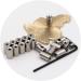 EuTengHao 60pc Pin Keepers Locking Clasps 9mmx5.5mm Silver - for Secure Pin Backs - Buy Online on GoSupps.com