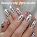 B-Prettier Gold & Silver Nail Chrome Powder Set | Mirror Effect Shimmery Aurora Glitter Nail Art Powder for Women & Girls - Buy Online on GoSupps.com