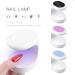 dijiusidy Nail Dryer LED Shaped DIY Travel Pocket Manicure Lamp Machine Home Professional Glue Gel Polish Single Fingernail Light Blue - Buy Online on GoSupps.com