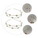 Fomiyes 2-Piece Star Hair Ties & Double-Row Headband | Christmas Hair Jewelry & Gifts for Women Girls & Children | Perfect for Weddings & Parties - Buy Online on GoSupps.com
