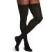 SIGVARIS Men s Essential Cotton 230 Closed Toe Thigh-Highs w/Grip-Top 20-30mmHg - Black - Large Long Black LL - Large Long