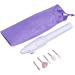 Electric Nail Drill Professional Electric Manicure Pedicure Nail File Set Portable Mini Nail Drill System Manicure Polishing Shape Tools with 5 Grinding Head 1Set Battery Not Included - Buy Online on GoSupps.com