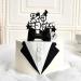 2Pcs Cake Topper EVA Cake Topper Bow Tie Suit Man - Buy Online on GoSupps.com