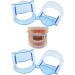 Baokuan 5pcs Dental Mouth Retractor Tube Expander Mouth Opener For Front Teeth As Oral Care Of Doctor Clinic Blue