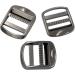 DGOL 10pcs 1 Heavy Duty Zinc Alloy Ladder Lock Buckles - Gunmetal Finish - Buy Online on GoSupps.com