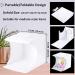 DUCLUS Adjustable Mini Photo Light Box with Portable Softbox and 6 Backdrops - 24cm x 23cm x 23cm - Buy Online on GoSupps.com
