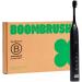 Boombrush electric toothbrush - sound toothbrush - 90 days power battery - black - effective sonic technology - toothbrush electrically for mouth cleaning & plaque removal black starter kit