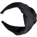 Minkissy Wide Headband Twist Knotted Turban Hairband Hair Accessories for Women Ladies Black - Buy Online on GoSupps.com