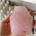 Natural Crystal Rough Crystal 1pcs Natural Rose Quartz Crystals and Stones Carving Coffin for Home Decoration - Buy Online on GoSupps.com