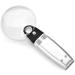 Glass with Light Handheld Illuminated Magnifier 5X No Frame HD Lens for Old Man Reading Inspection Soldering Needlework Repair Hobby Crafts Good Times - Buy Online on GoSupps.com
