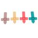 4Pcs Silicone Baby Teether Toy - Infant Teething Relief for Sore Gums | Chew Toys for Comfort - Buy Online on GoSupps.com