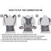 DFHBFG Posture Corrector for Men & Women | Adjustable Back Brace & Clavicle Support | Stop Slouching & Hunching | 2XL Size - Buy Online on GoSupps.com
