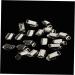 20 Pcs Binky Holder - Safe & Practical Pacifier Suspender Clips for Babies | International Shipping - Buy Online on GoSupps.com