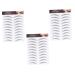 IWOWHERO Eyebrow Sticker 3 Sheets Waterproof Eyebrow Stickers Waterproof Stickers Authentic Eyebrows Stickers Eyebrow Tool 3d 1 count (Pack of 1) Black