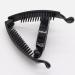 Buy Ayrsjcl 2-Part Plastic Banana Hairpin - Solid Black Wave Hair Clip for Women | Durable ABS Hair Accessories - Buy Online on GoSupps.com
